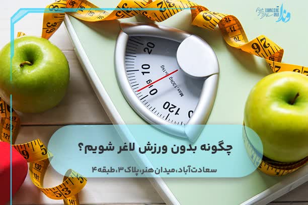 چگونه بدون ورزش لاغر شویم؟